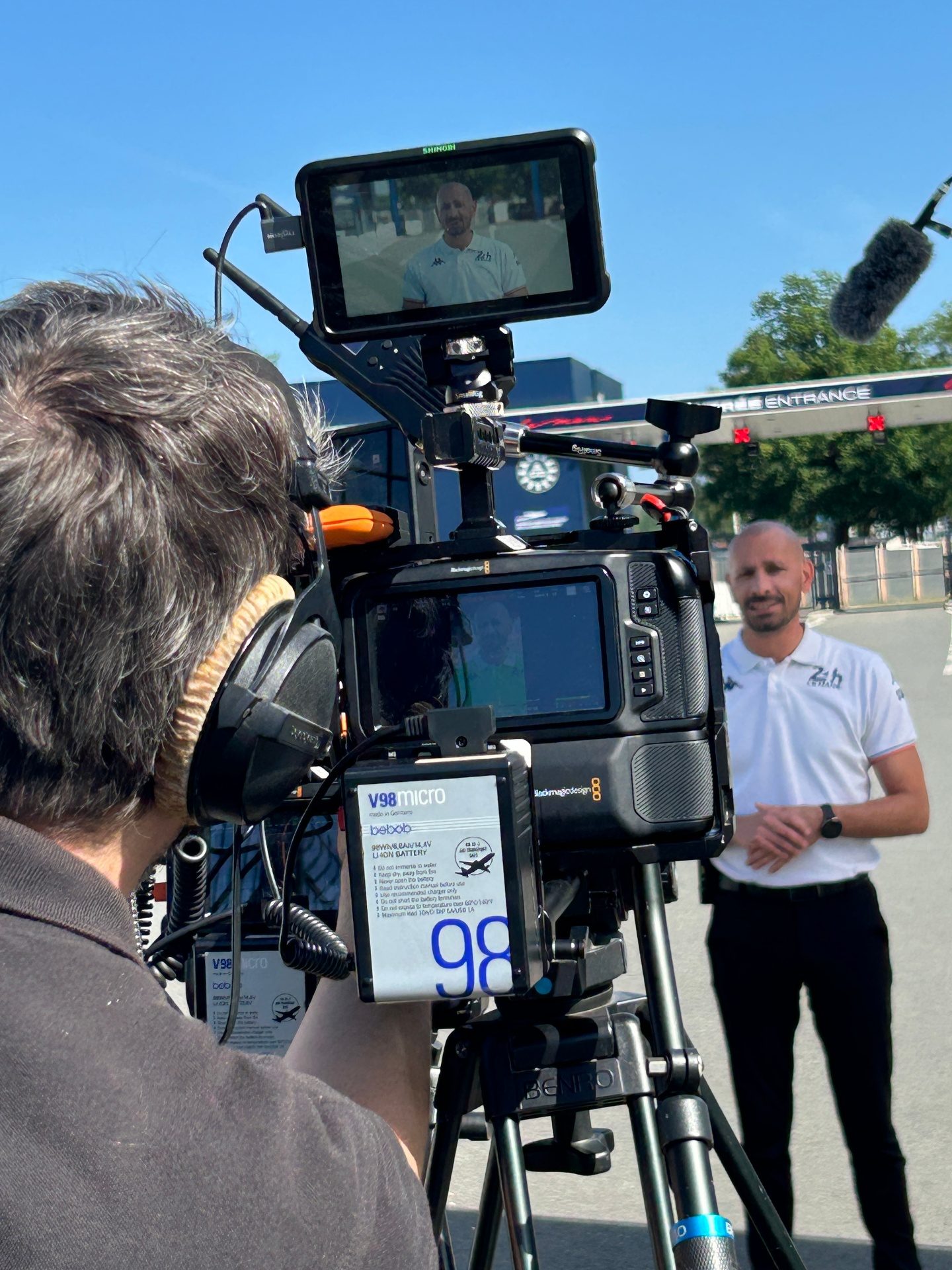 Captation vidéo sur site aux 24h du Mans