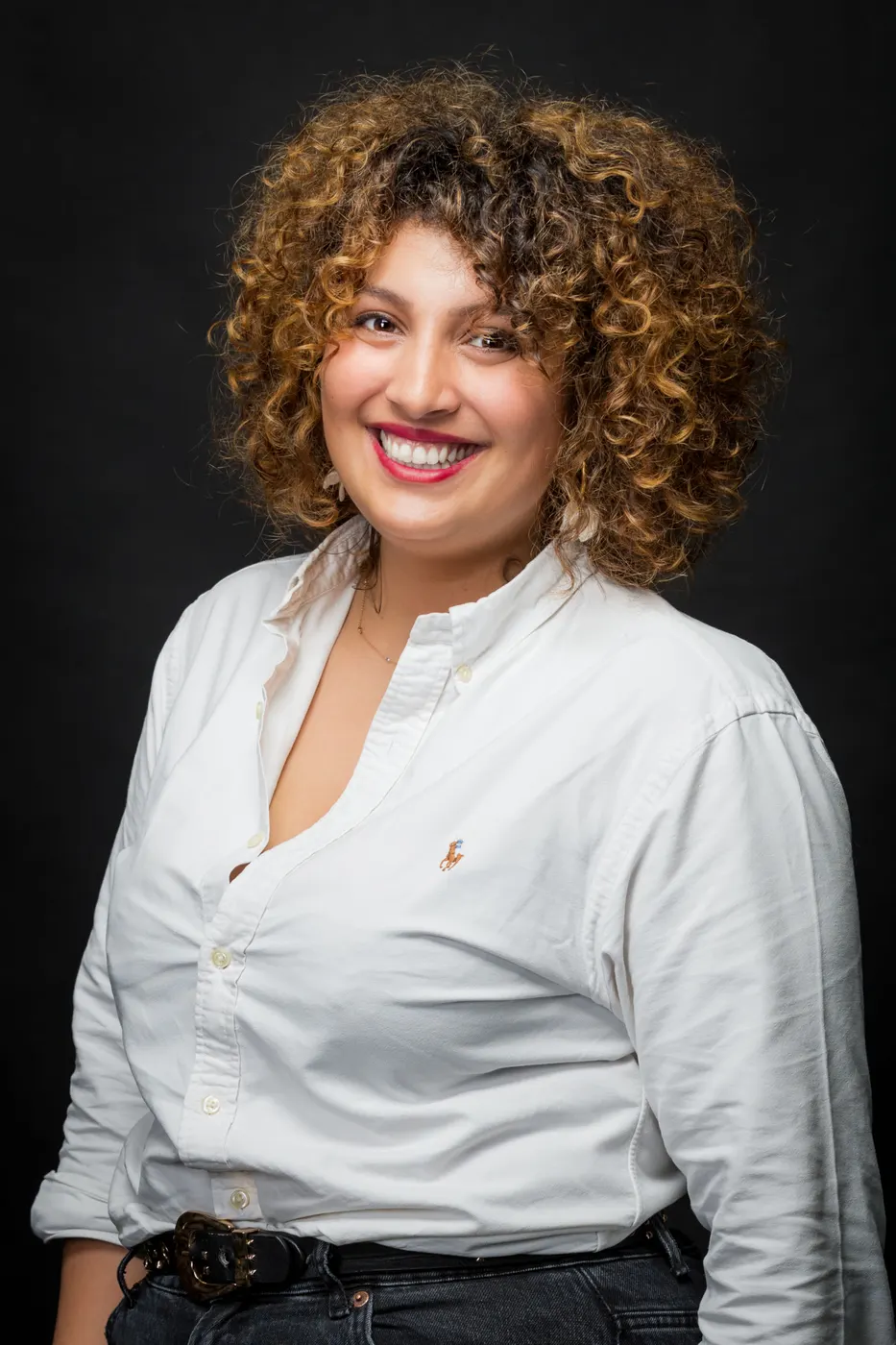 Portrait d'équipe en studio — photographe corporate Le Mans
